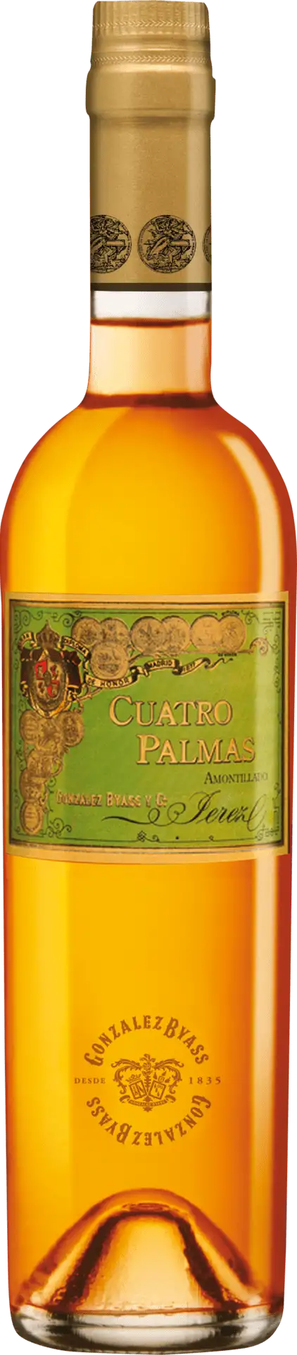 Cuatro Palmas Amontillado González Byass | 0,5 Liter