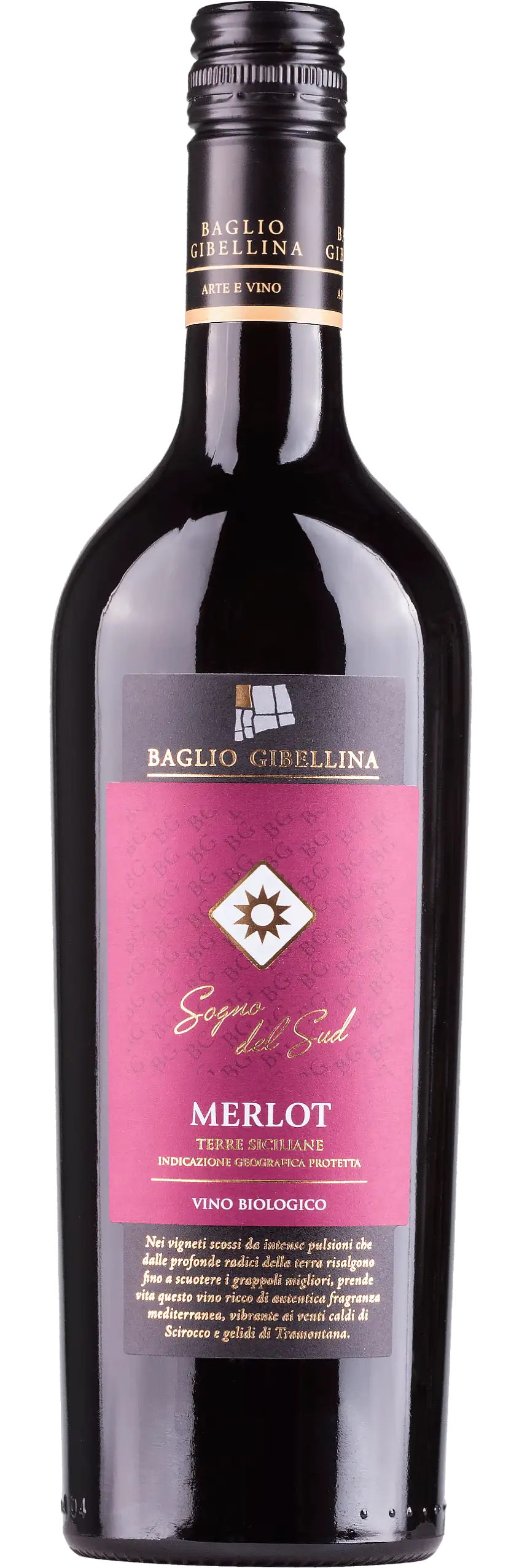 Sogno del Sud Merlot Baglio Gibellina 2023 | 6Fl. BIO