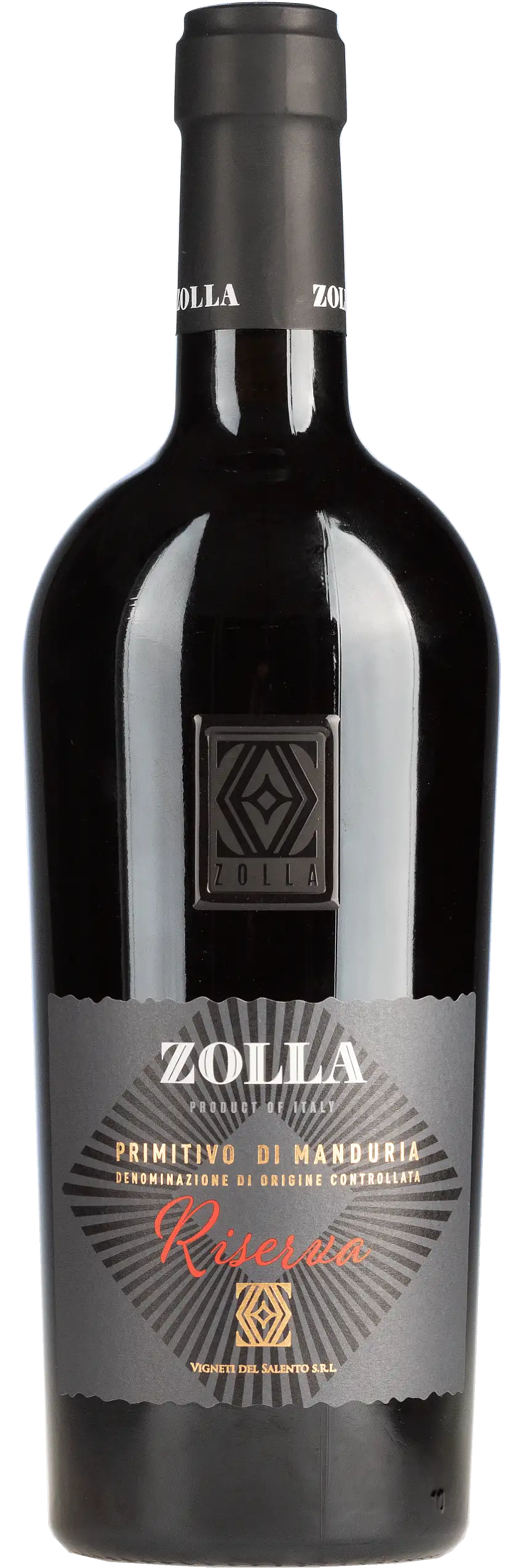 Zolla Primitivo di Manduria Riserva Farnese Fantini 2018