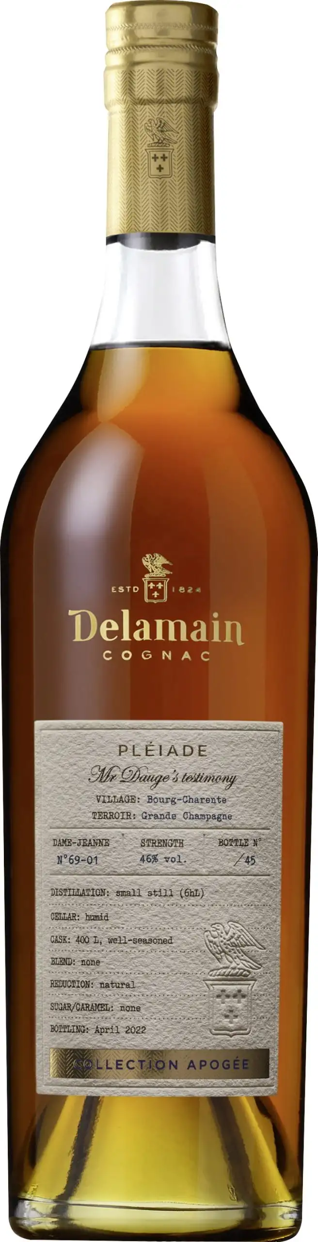 Delamain Mr.D Testimony Collection Apogée Cognac Delamain | 0,7 Liter