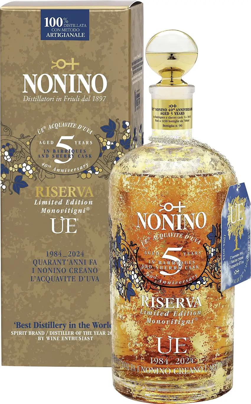 Ùe Riserva 5 Jahre 40th Anniversary Nonino Distillatori | 0,7 Liter