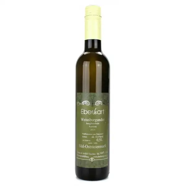 Weißburgunder Auslese (Jungfern-Lese) 2015 | Weinbau & Buschenschank Eberhart | Bei Weingrube.com bestellen