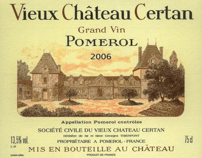 Vieux Chateau Certan 2010 0,375 l