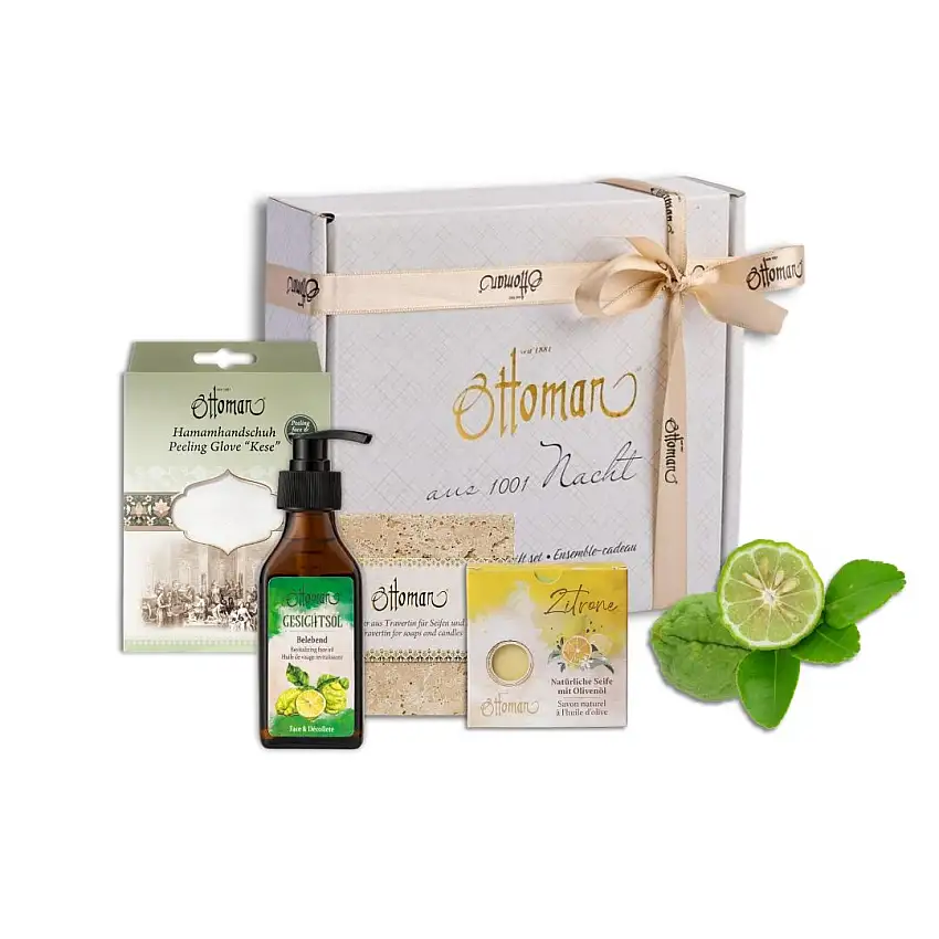 Ottoman Wohltuendes Massageset - Zitrusfrische für Körper, Geist und Seele