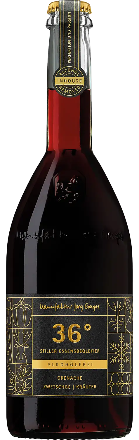 Jörg Geiger 36 Grad · Grenache · Zwetschge · Kräuter Alkoholfrei