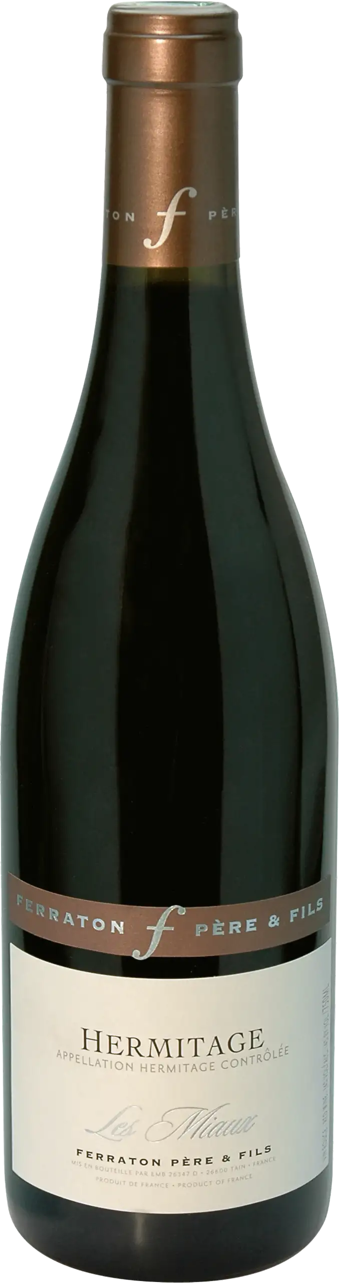 Ferraton Pere et Fils: Hermitage rouge Miaux 2010