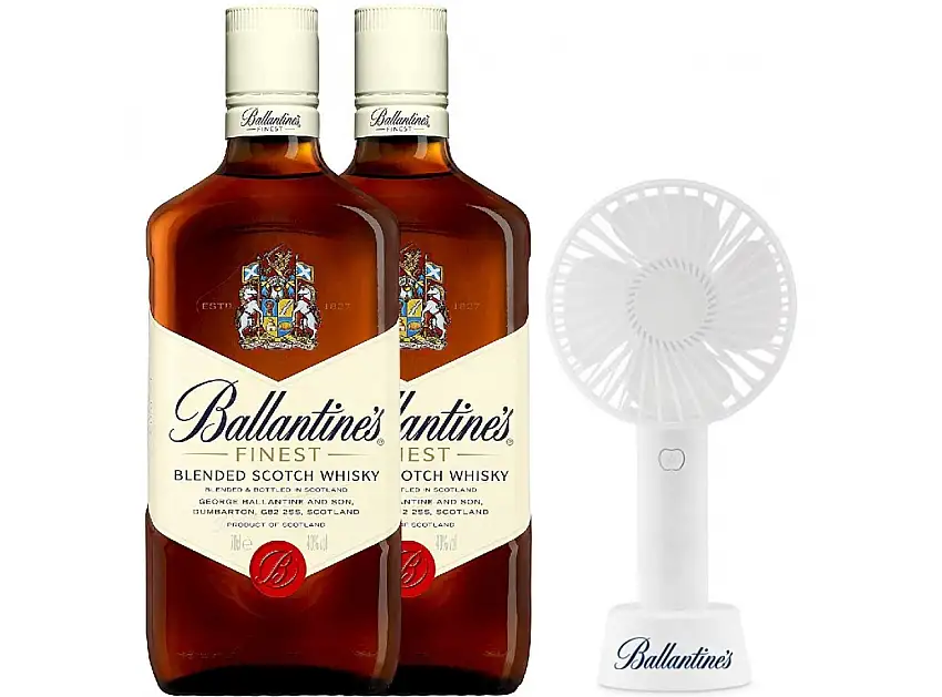 2 Ballantine's + Ventilador de Regalo