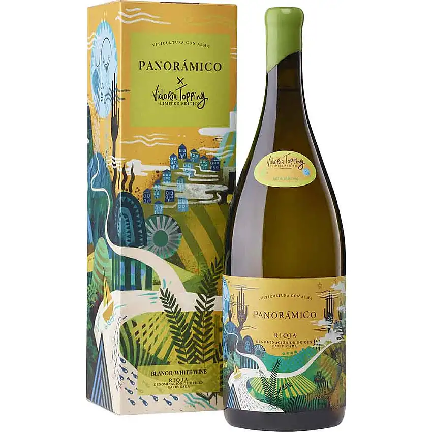 2016 Panorámico Blanco Edición Especial Limitada x Victoria Topping Blanco Rioja DOCa trocken 1,5 L - Vinos del Panorámico