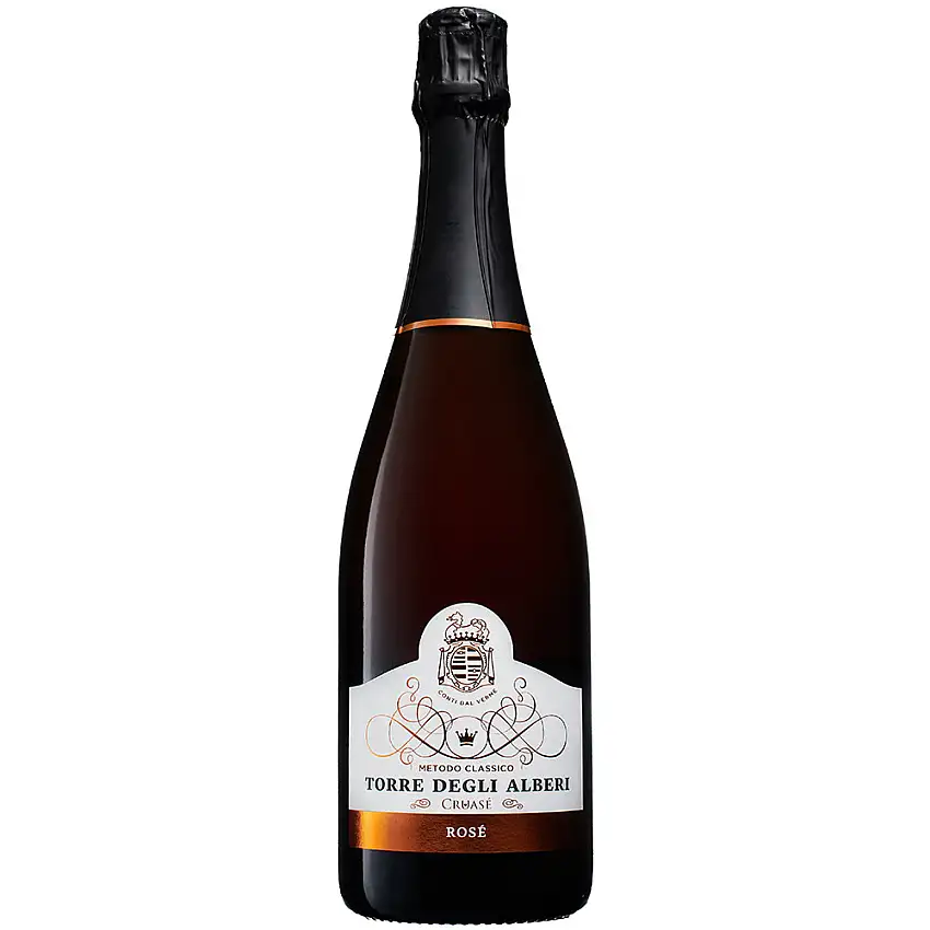 2021 Cruase' Oltrepo Pavese Metodo Classico Pinot Nero Rosé DOCG brut Bio - Torre degli Alberi