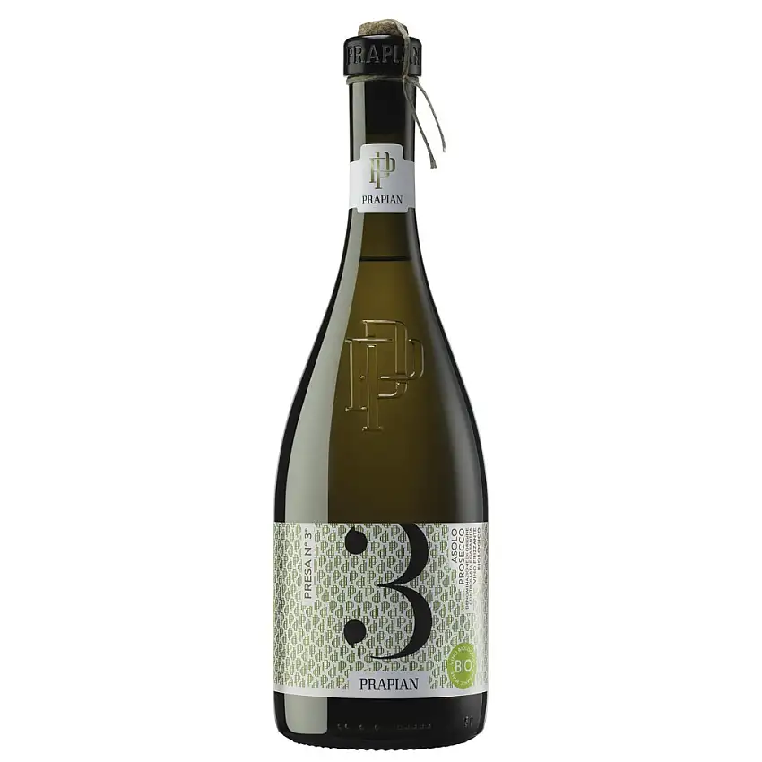 3 Volte Asolo Vino Frizzante biologico spago Prosecco