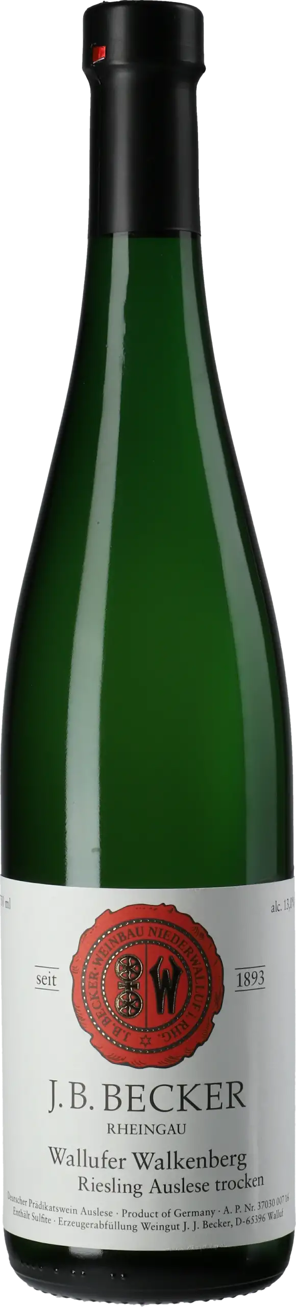 J. B. Becker: Riesling Wallufer Walkenberg Auslese 2022