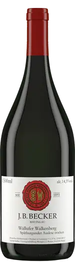 J. B. Becker: Spätburgunder Wallufer Walkenberg Auslese 2015