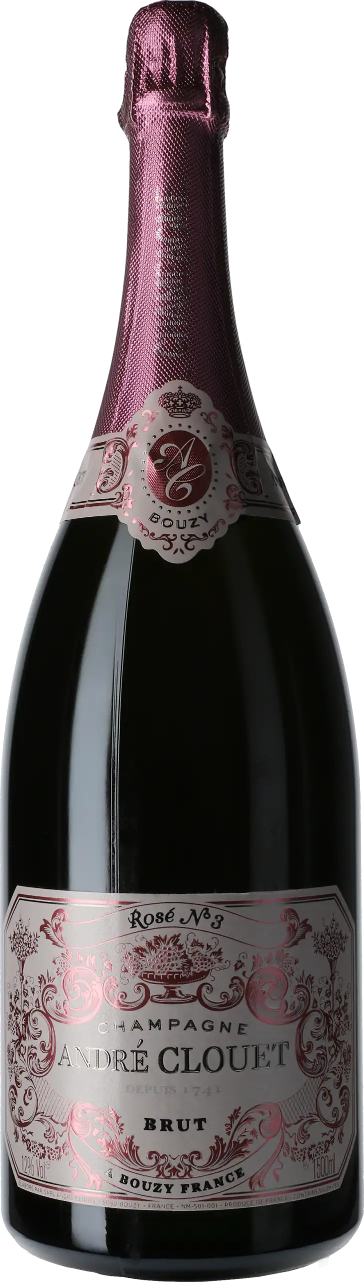 Andre Clouet: Champagne Brut Rosé No. 3 3,0 l