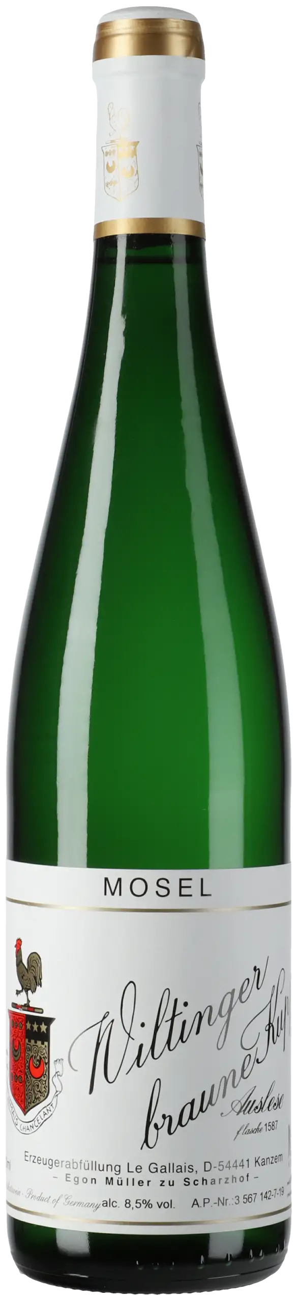 Egon Müller: Riesling Le Gallais Wiltinger Braune Kupp Auslese 2024 0,375 l