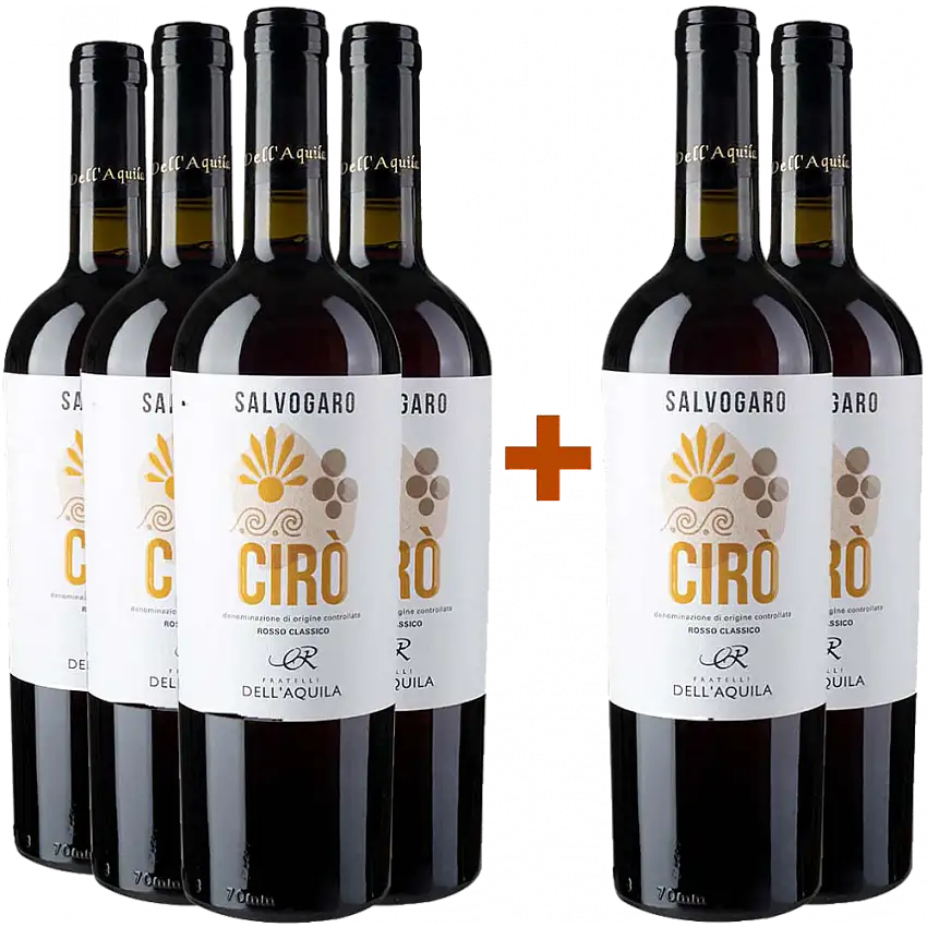 4+2 Paket Salvogaro Cirò Rosso Classico DOC - Azienda Vinicola F.lli Dell'Aquila