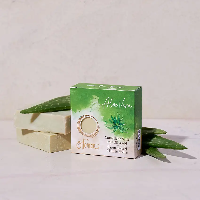 Natürliche Olivenölseife Aloe Vera 110g
