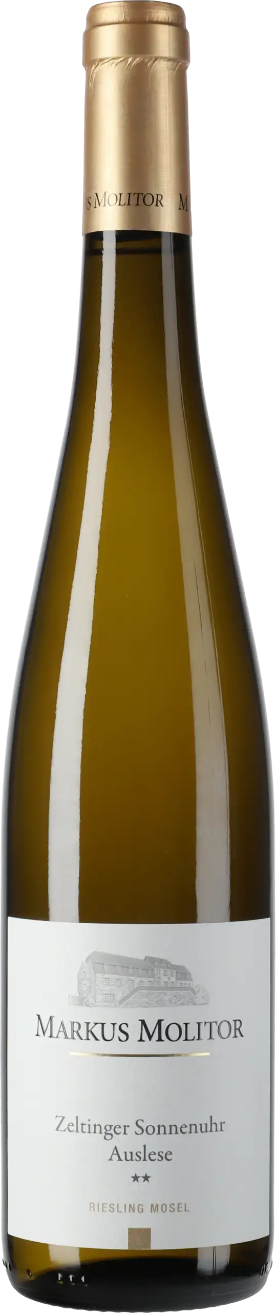 Markus Molitor: Riesling Zeltinger Sonnenuhr Auslese ** Goldene Kapsel 2024