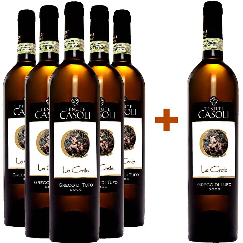 5+1 Paket Le Crete Greco di Tufo DOCG - Tenute Casoli