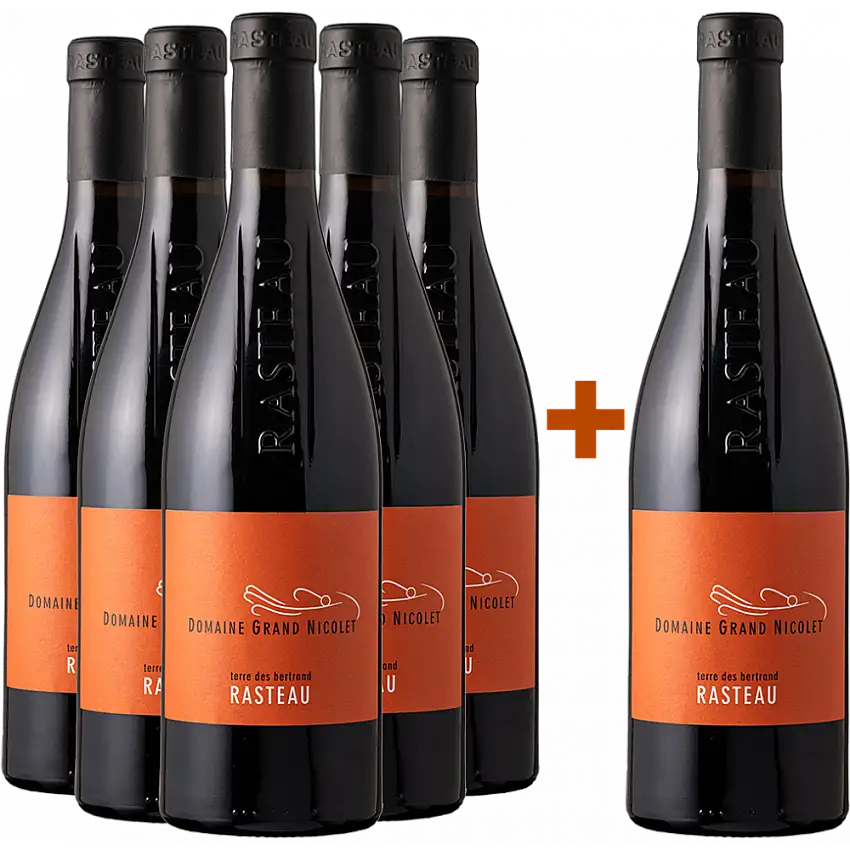 5+1 Paket 2023 Terre des Bertrand Rasteau - Domaine Grand Nicolet