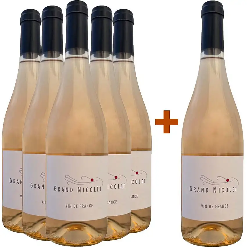 5+1 Paket Rosé - Domaine Grand Nicolet
