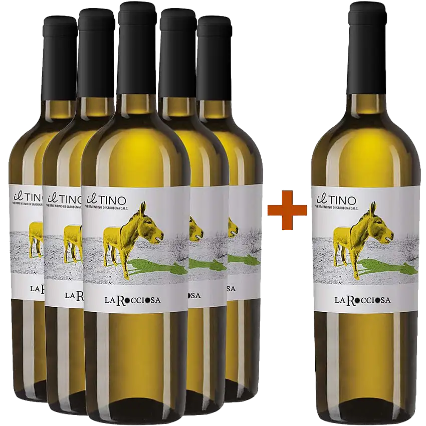 5+1 Paket Vermentino di Sardegna DOC Bio - Biomar Cooperativa Agricola
