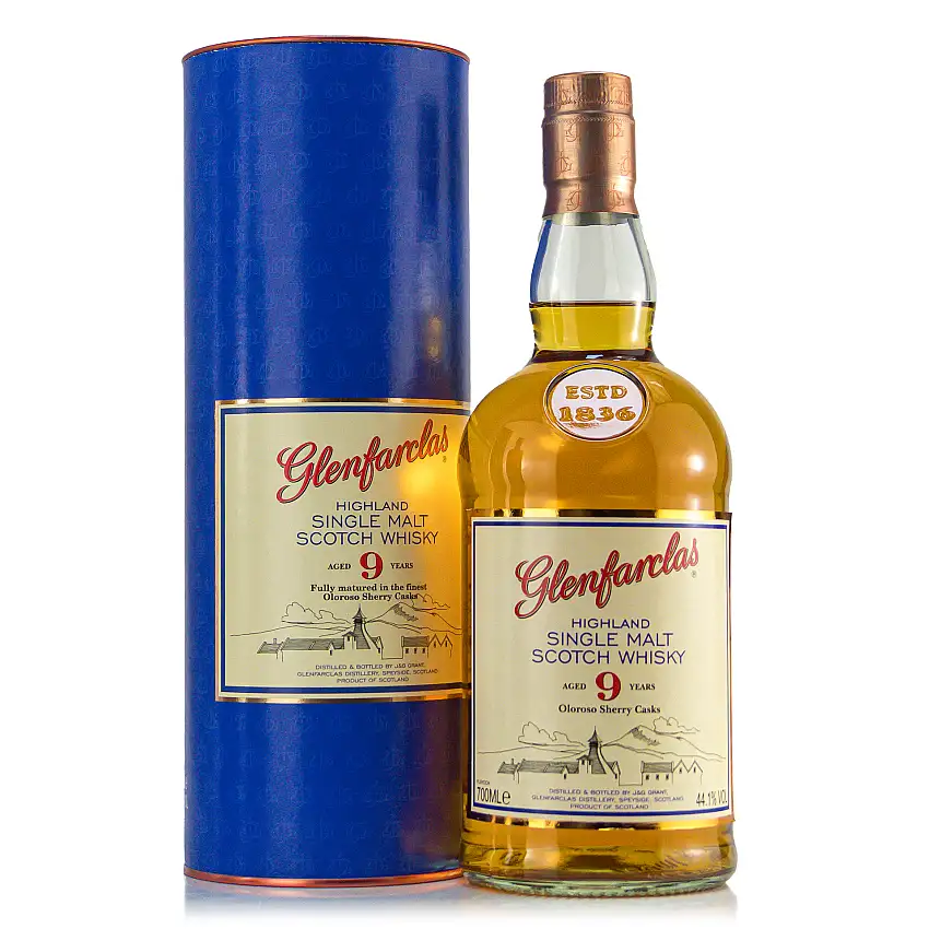 Glenfarclas 9 Jahre Oloroso Cask 44,10%vol. 0,7 Liter