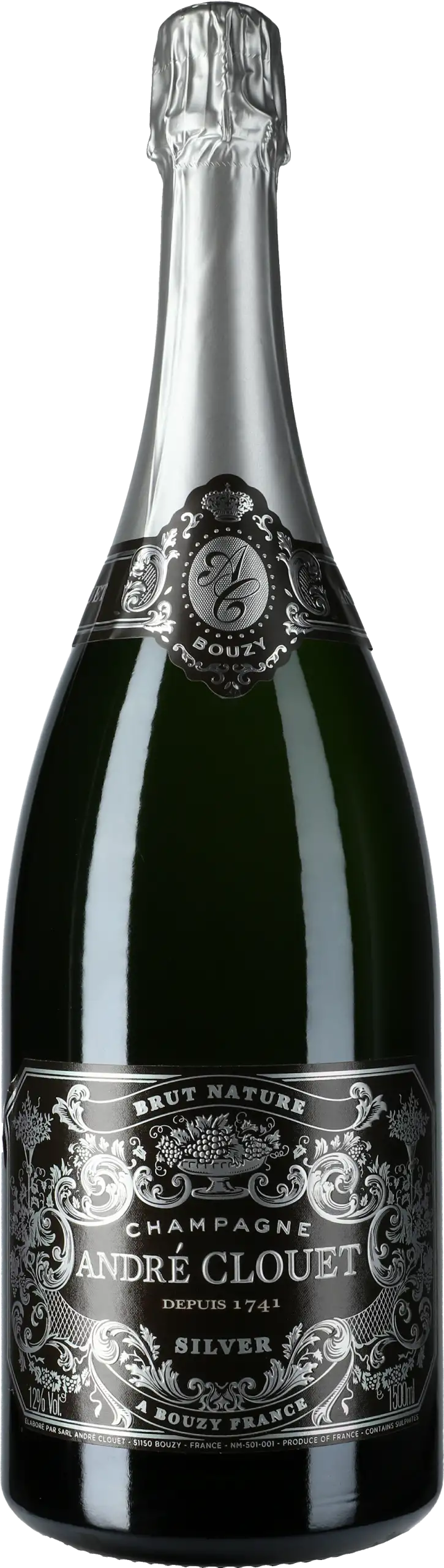 Andre Clouet: Champagne Silver Brut Nature (non-dosage) 1,5 l