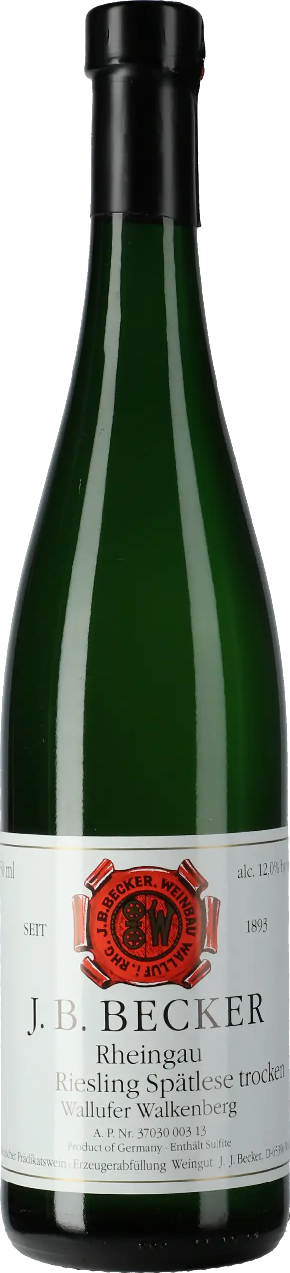 J. B. Becker: Riesling Wallufer Walkenberg Spätlese 2022