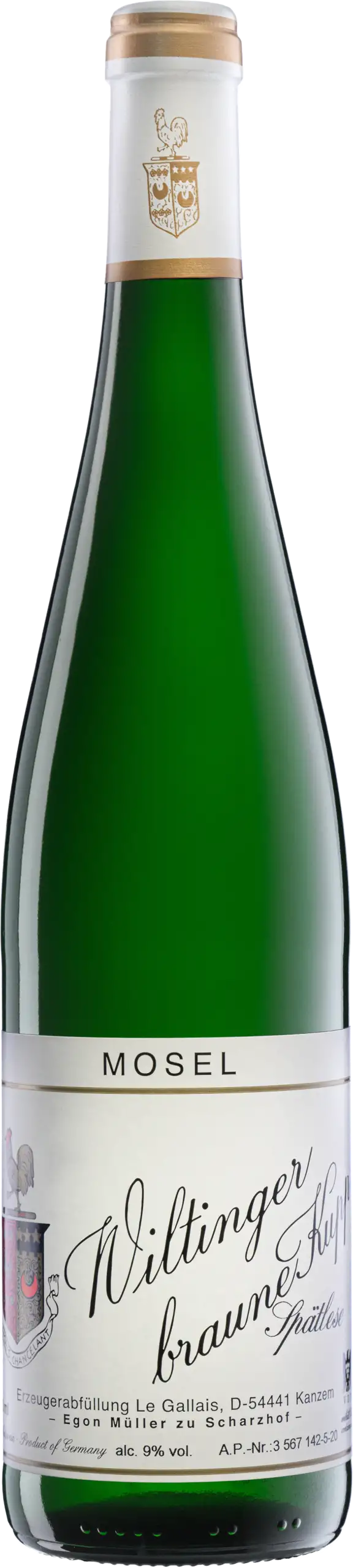 Egon Müller: Riesling Le Gallais Wiltinger Braune Kupp Spätlese 2024