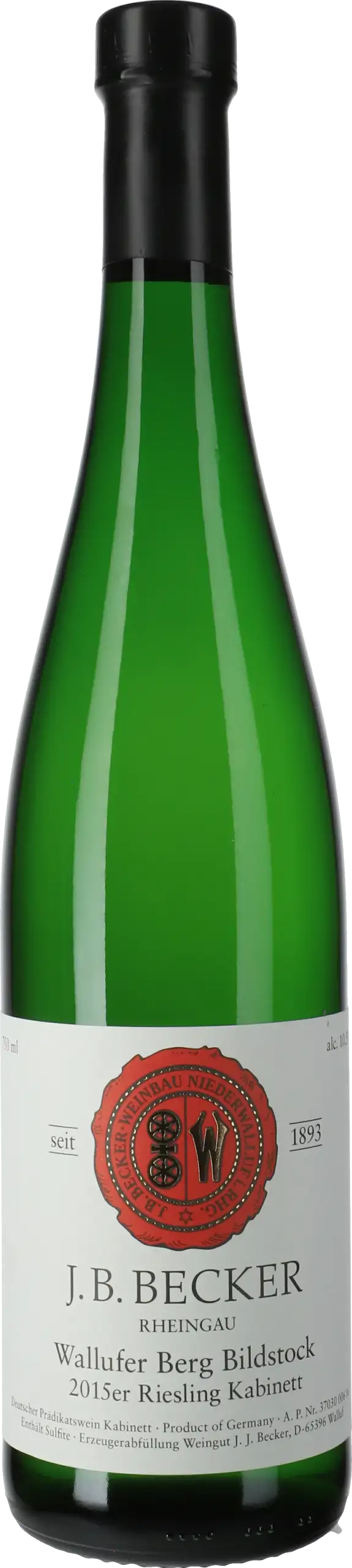 J. B. Becker: Riesling Wallufer Berg Bildstock Kabinett 2015
