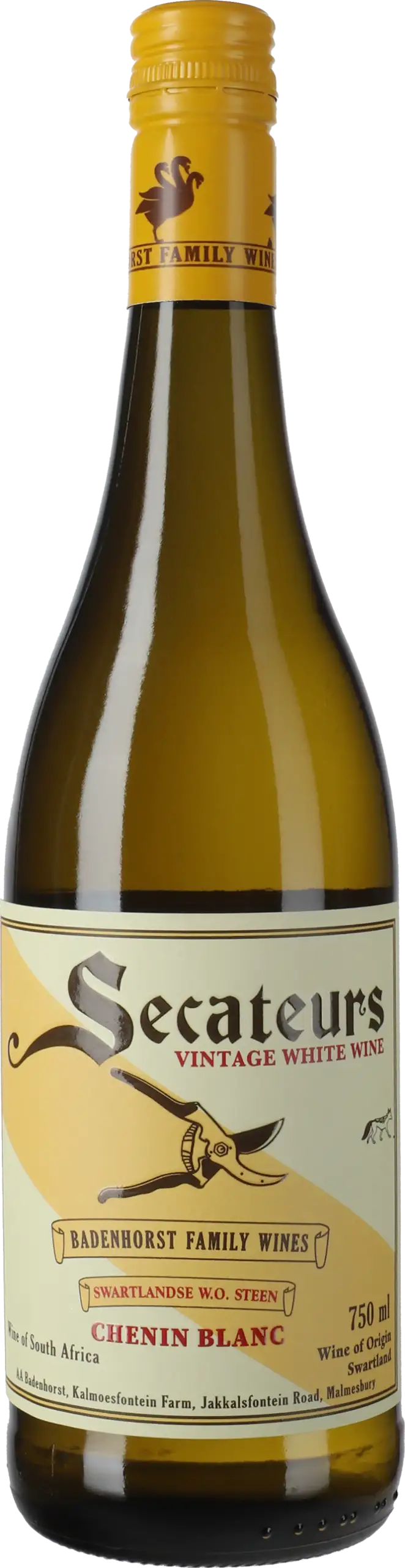 Badenhorst Family Wines: Secateurs Chenin Blanc 2025