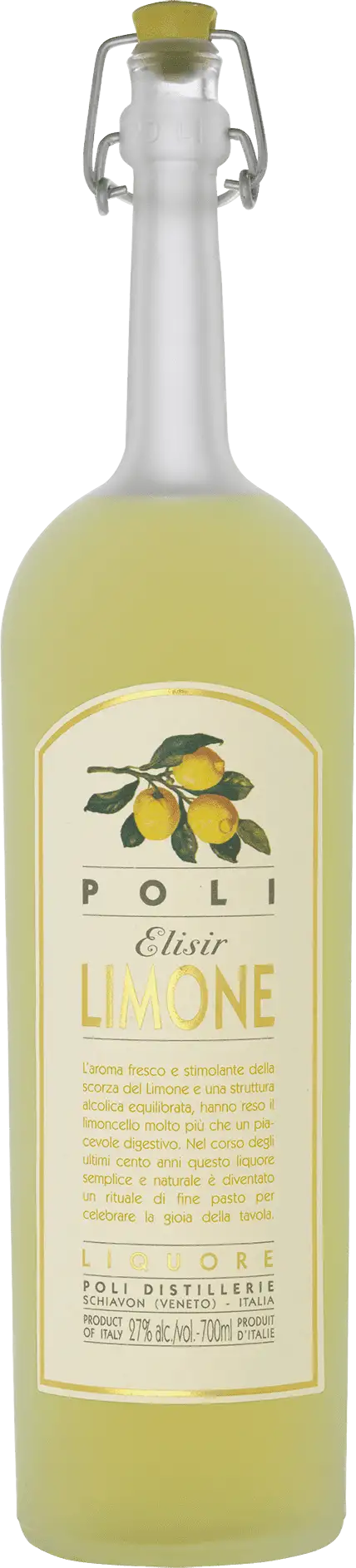 Elisir Limone Zitronenlikör Jacopo Poli | 0,7 Liter