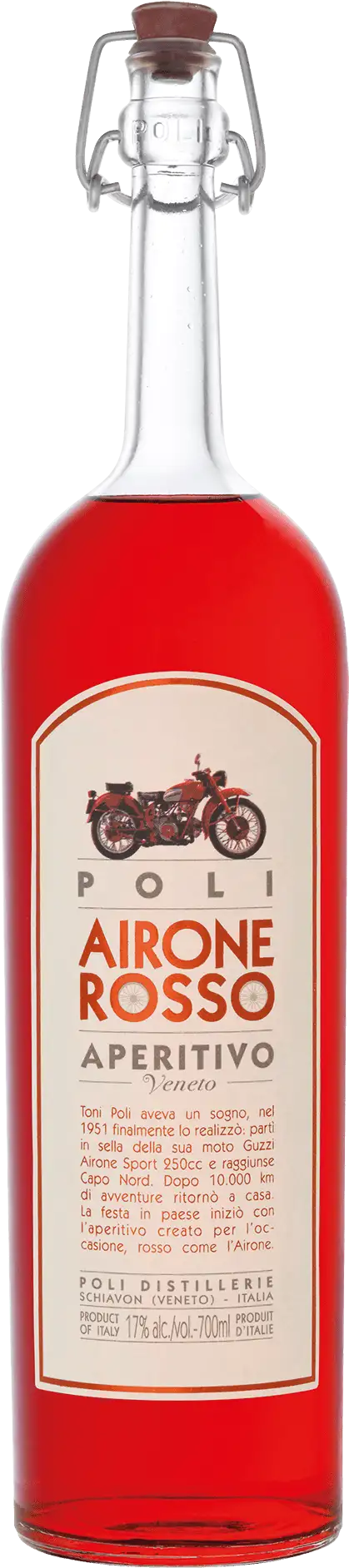 Airone Rosso Aperitivo Jacopo Poli | 0,7 Liter