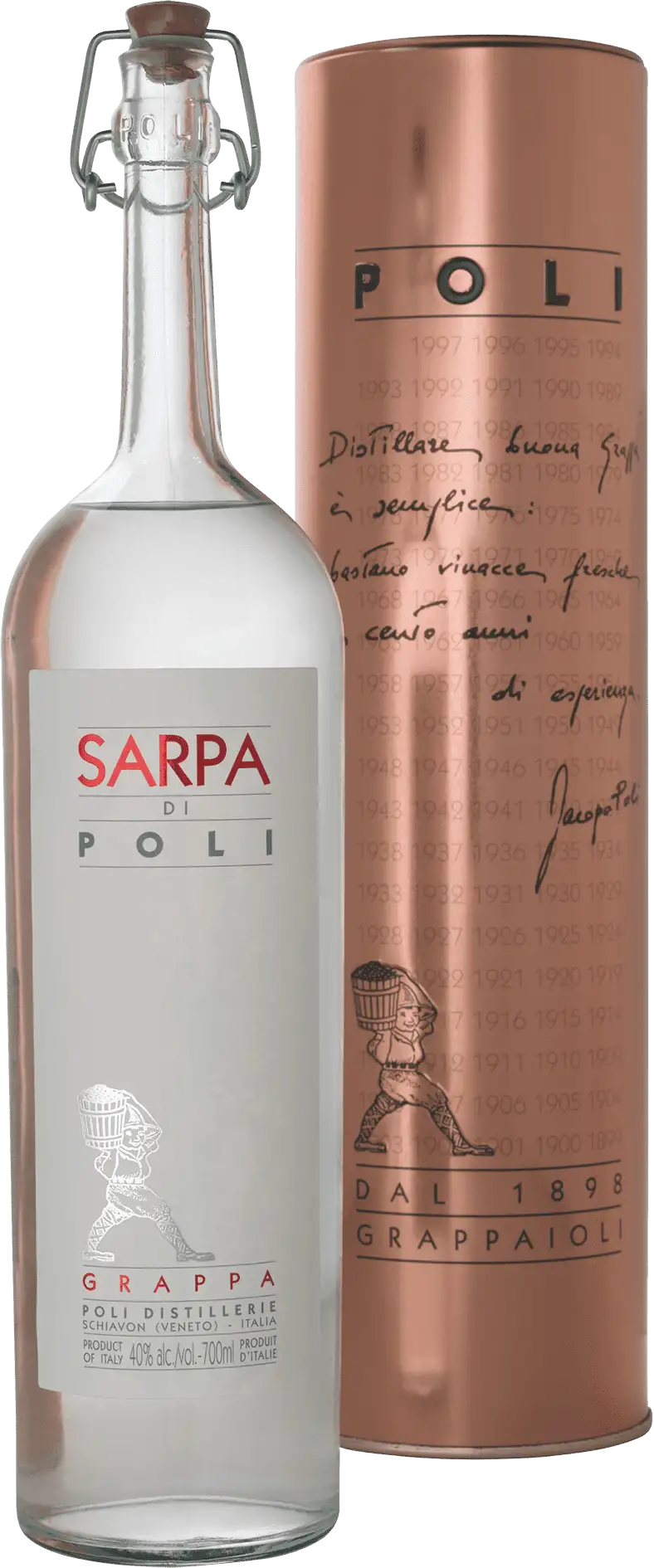 Grappa Sarpa Jacopo Poli | 0,7 Liter