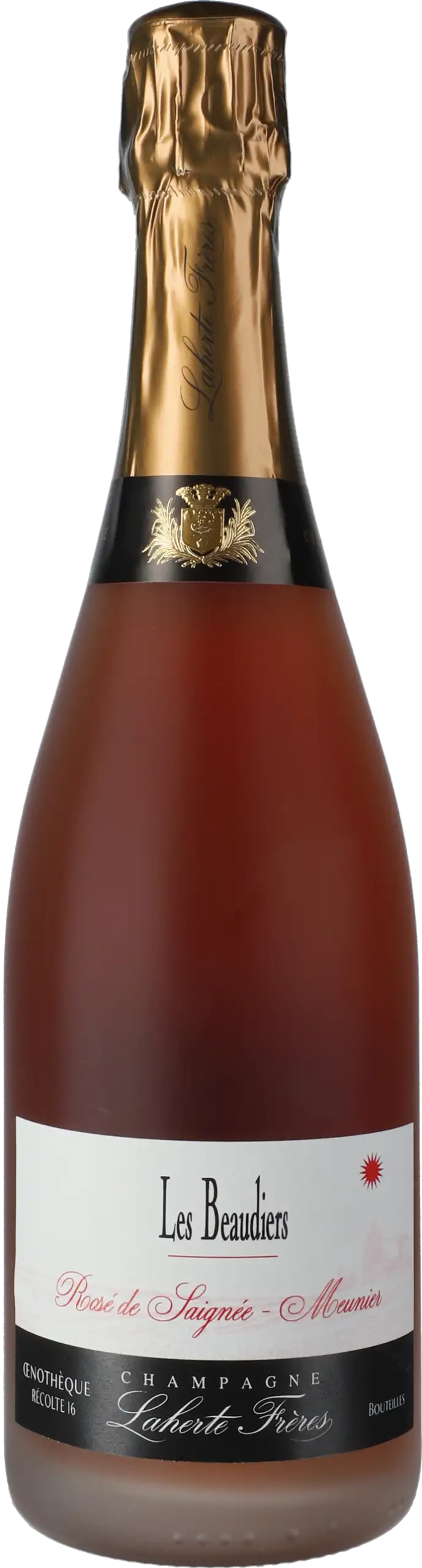 Laherte Freres: Champagne Les Beaudiers Rosé de Saignée Extra Brut Degorgement Tardif 2016