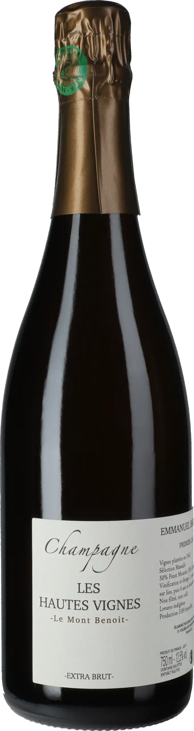 Emmanuel Brochet: Champagne Les Hautes Vignes Premier Cru Extra Brut 2017