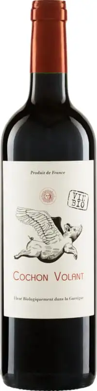 COCHON VOLANT Languedoc Rouge Château Caraguilhes 2024 BIO
