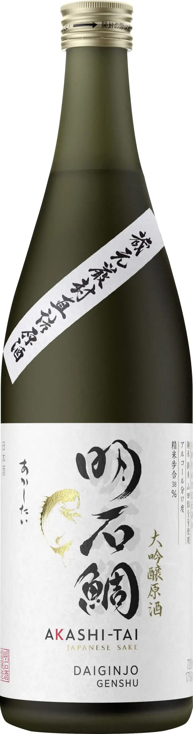 Sake Daiginjo Genshu Akashi-Tai | 0,72 Liter