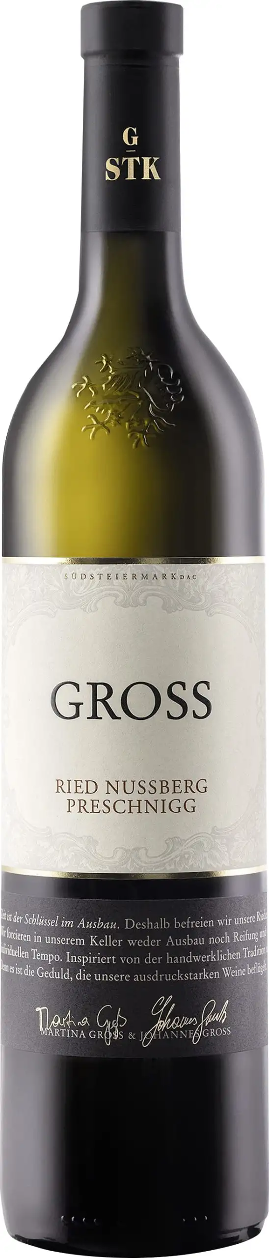 Ried Nussberg Pretschnigg Morillon Fassreserve Weingut Gross 2017