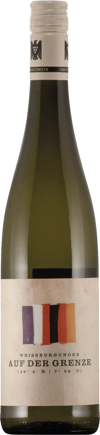 Weissburgunder Qualitätswein Trocken Auf Der Grenze Bernhart 2024 BIO