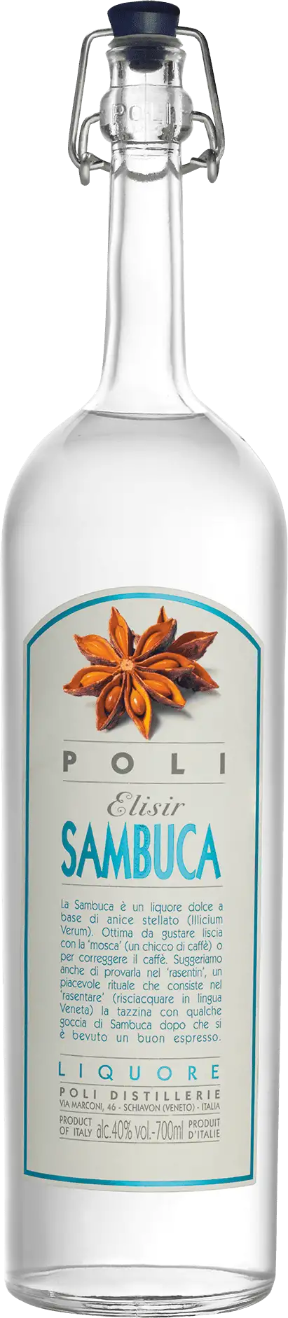 Elisir Sambuca Jacopo Poli | 0,7 Liter