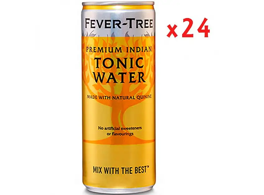 Caja Fever Tree Tonic Indian Lata 24 Uds