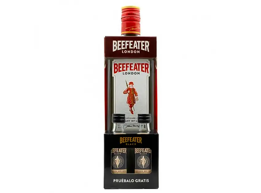 Estuche Beefeater 70 cl + 2 Minis Beefeater Black