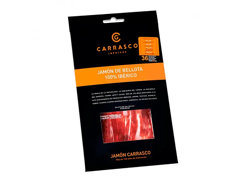 Jamón de Bellota Carrasco Loncheado a Cuchillo 80gr