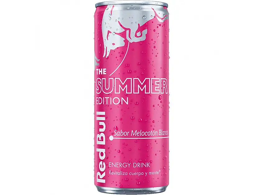 Red Bull Summer Edition Whitepeach 25cl caja-24