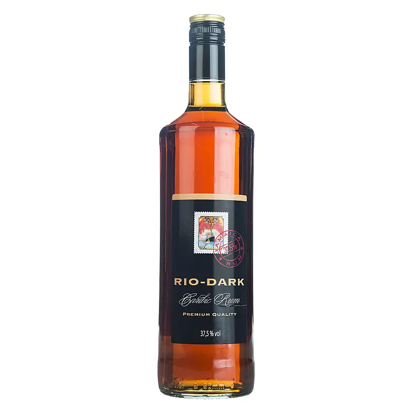 Rio Dark brauner Rum 37,5% WFS Ausstattung 1l
