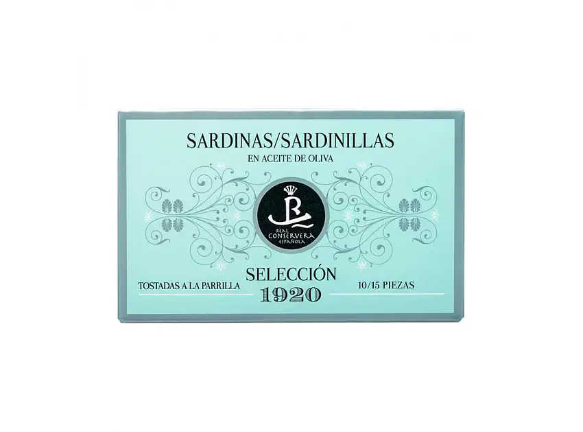 Sardinillas En Aceite de Oliva 10/15 Selección 1920 120gr.