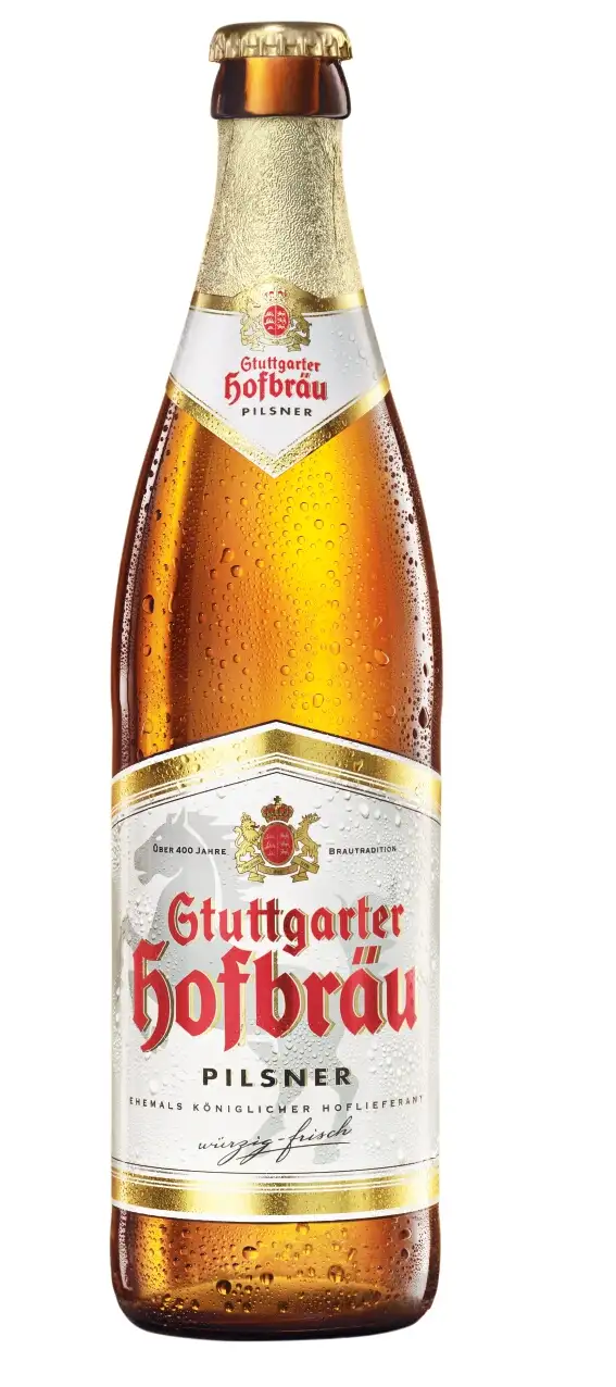Stuttgarter Hofbräu Pilsner 20 x 0,5l Glas