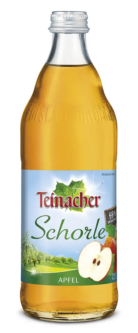 Teinacher Apfelschorle 12 x 0,5l Glas