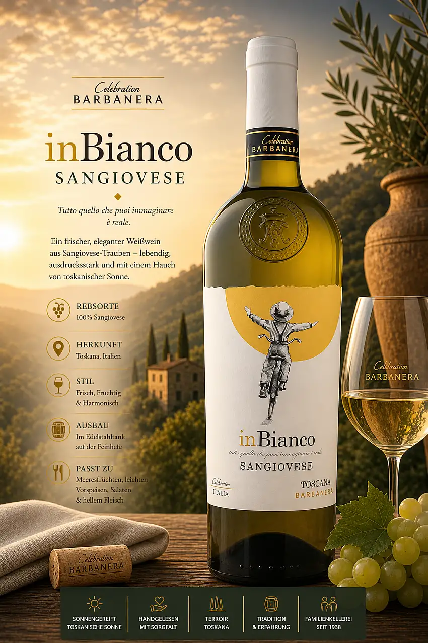 Toscana Sangiovese Bianco IGT Barbanera 0,75l 12,5% - 2024| Enoitalia
